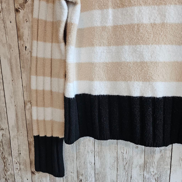 Women's Raffaella Sweater, S/P, Beige & Black - Picture 4 of 7